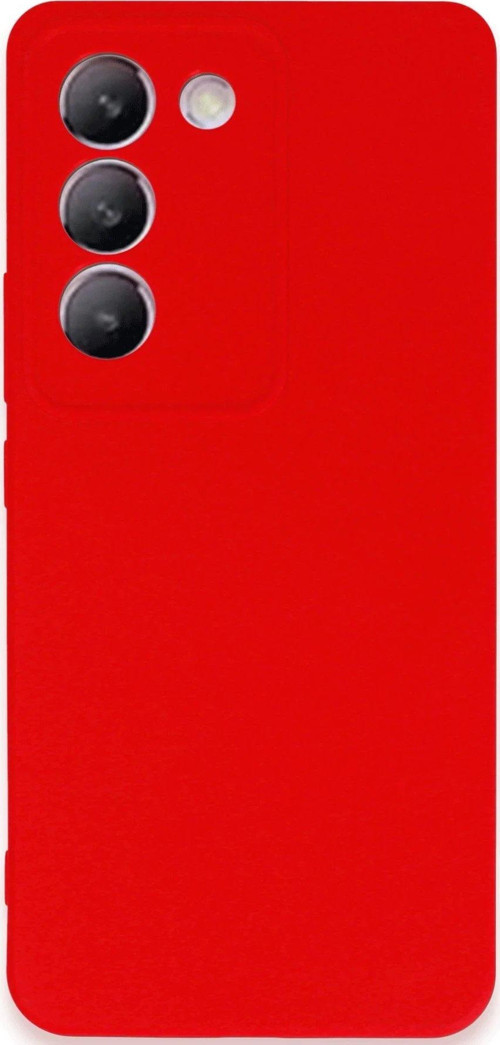 V30 Lite 4G Kılıf First Silikon - Kırmızı-(5796)