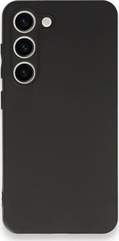 Galaxy S23 Kılıf First Silikon - Siyah-(5796)