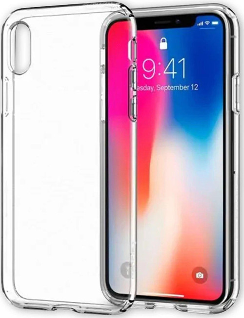Iphone Xs Kılıf Lüx Şeffaf Silikon-(5796)