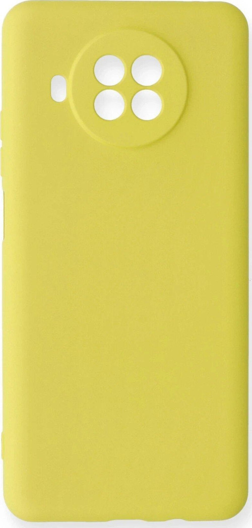 Mi 10T Lite Kılıf Nano Içi Kadife Silikon - Sarı-(5796)