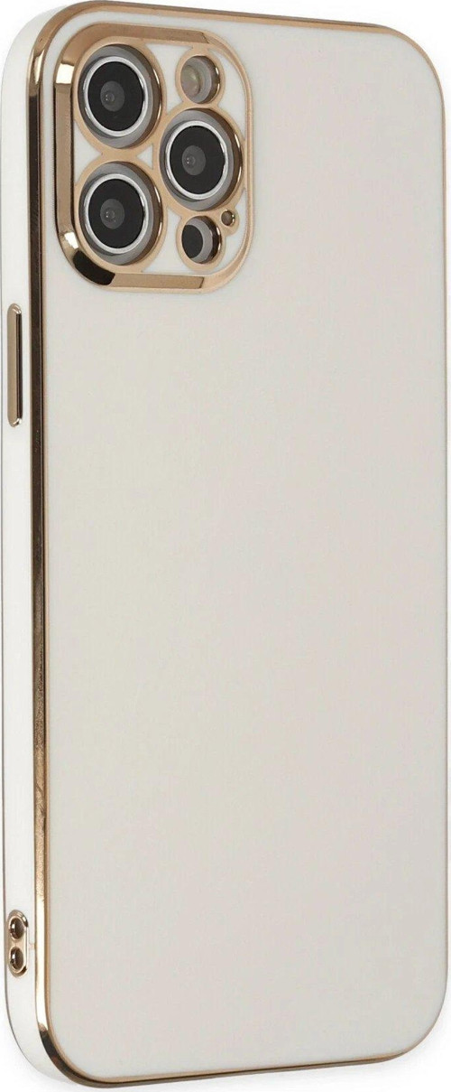 Iphone 12 Kılıf Volet Silikon - Beyaz-(5796)