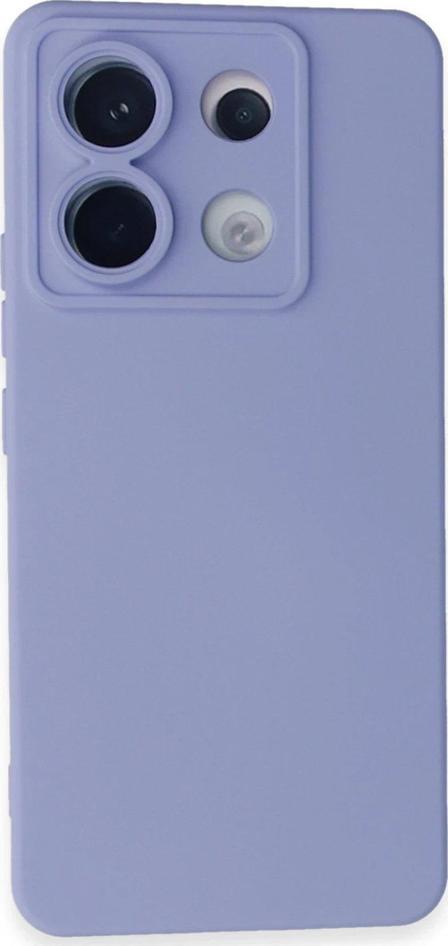 Redmi Note 13 5G Kılıf Nano Içi Kadife Silikon - Lila-(5796)
