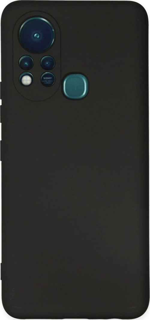 İnfinix Hot 11S Kılıf Nano Içi Kadife Silikon - Siyah-(5796)