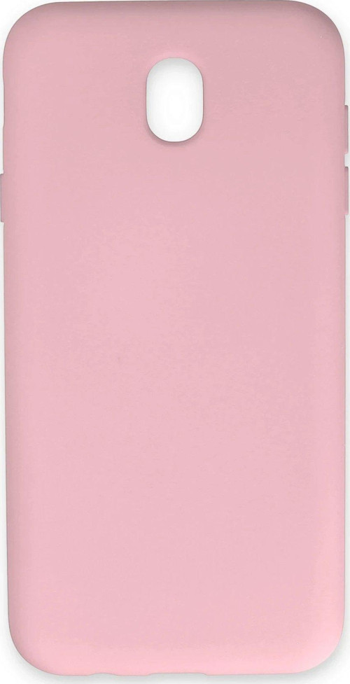 Galaxy J7 / J730 Kılıf Nano Içi Kadife Silikon - Pudra-(5796)