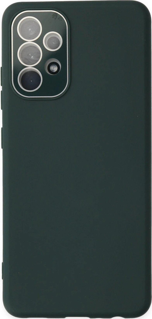 Galaxy A33 5G Kılıf Lansman Glass Kapak - Koyu Yeşil-(5796)