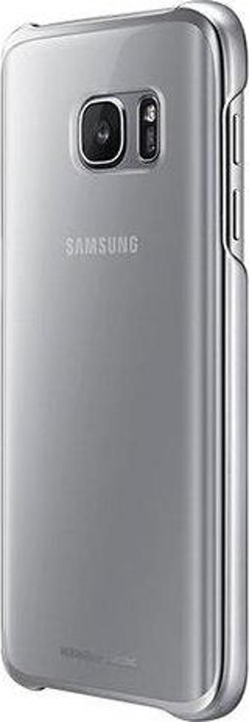 Galaxy S7 ile Uyumlu Clear Back Cover Kılıf Gümüş EF-QG930CSEGWW
