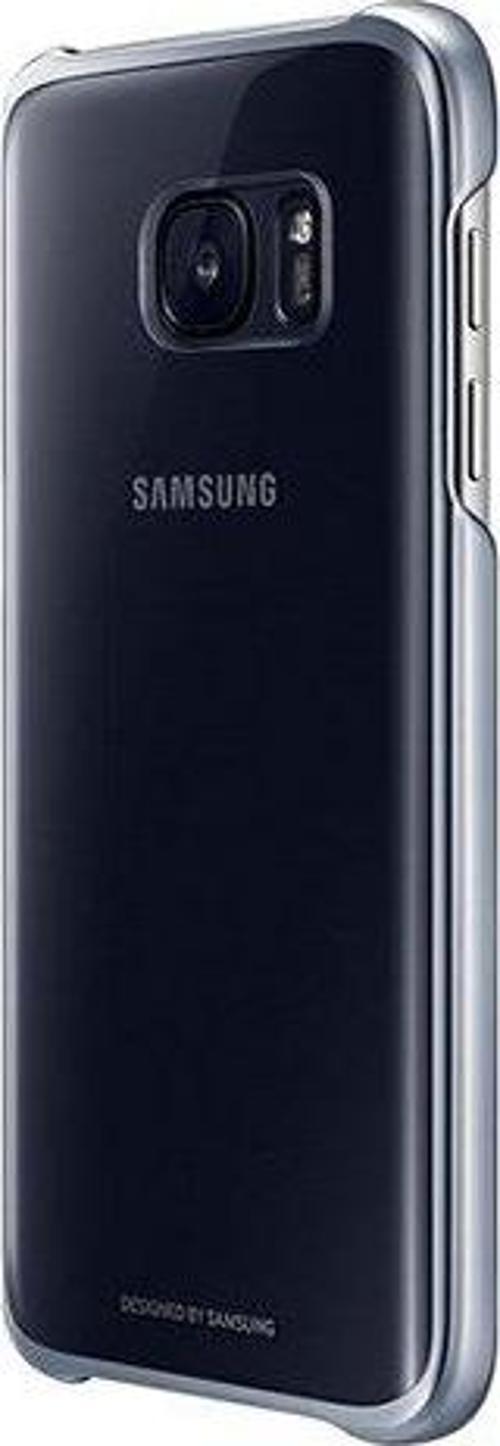 Galaxy S7 ile Uyumlu Clear Back Cover Kılıf Siyah EF-QG930CBEGWW