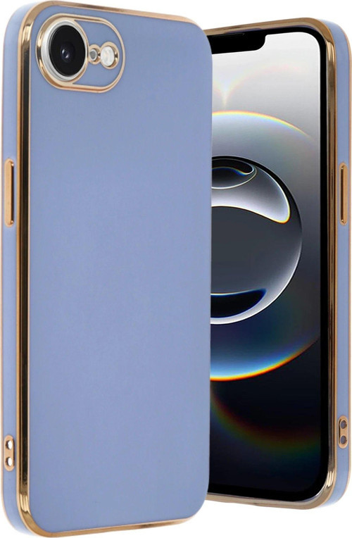 Iphone 16E Kılıf Volet Silikon - Mavi-(5796)