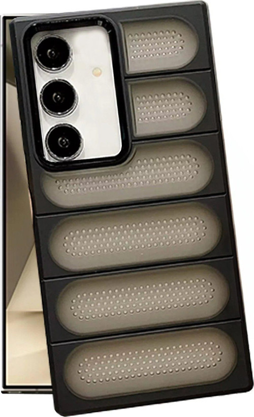 Galaxy S24 Kılıf Airmax Silikon Kapak - Siyah-(5796)