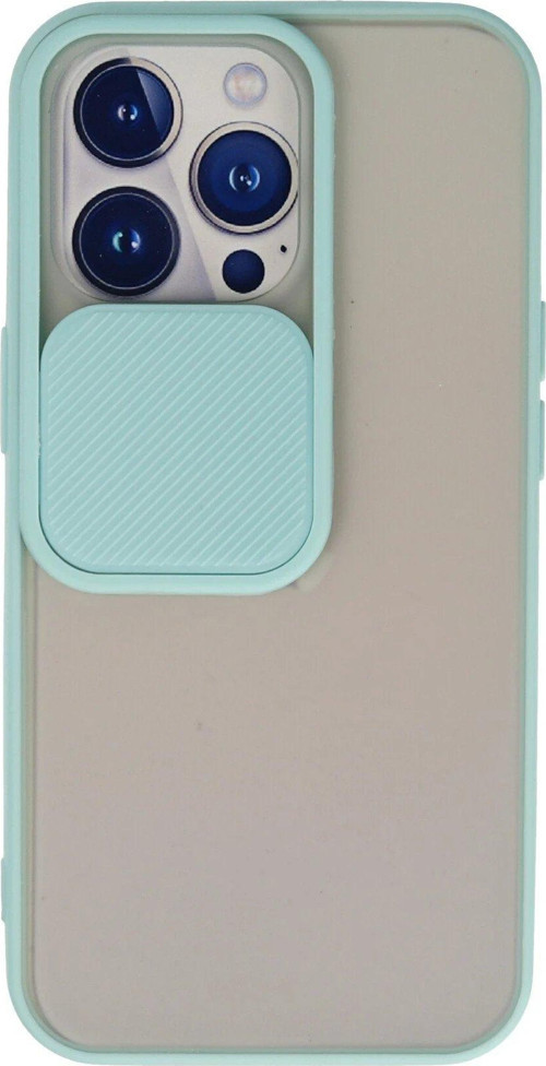 Iphone 13 Kılıf Palm Buzlu Kamera Sürgülü Silikon Uaz-(5796)