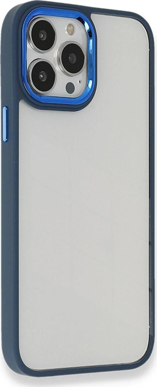 Iphone 14 Kılıf Dora Kapak - Mavi-(5796)