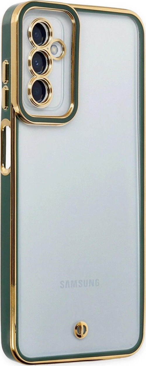 Galaxy M23 Kılıf Liva Lens Silikon - Yeşil-(5796)