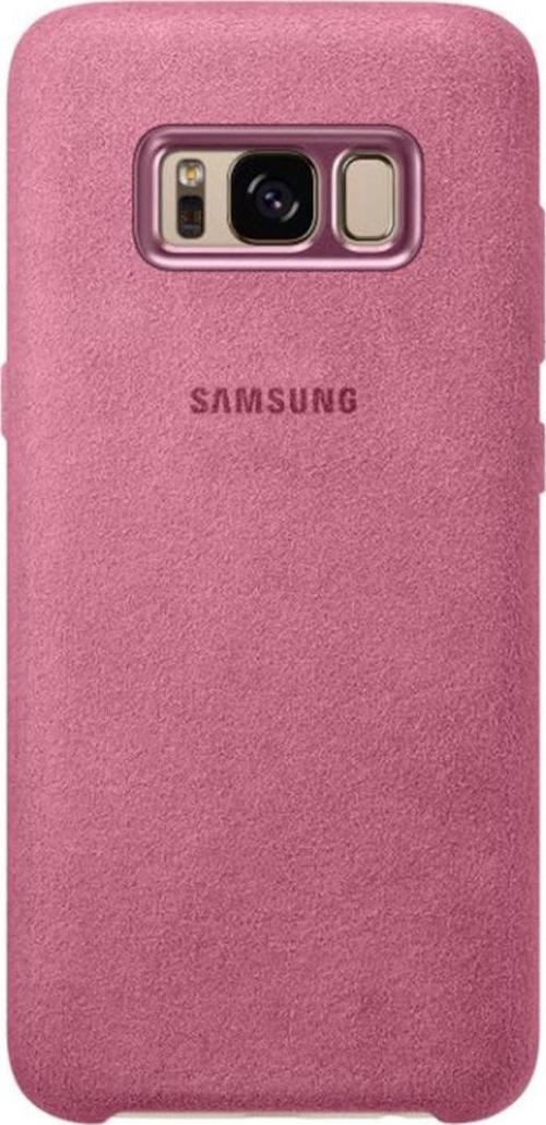 Galaxy S8 Plus ile Uyumlu Alacantara Cover Pembe EF-XG955APEGWW (Out)
