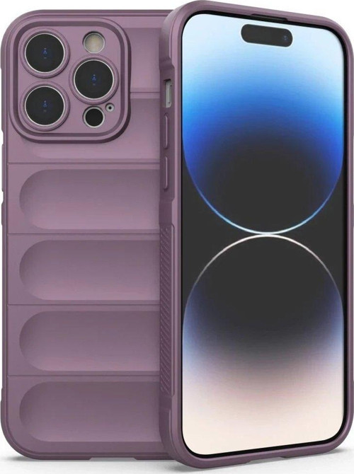 Iphone 15 Kılıf Optimum Silikon - Mor-(5796)