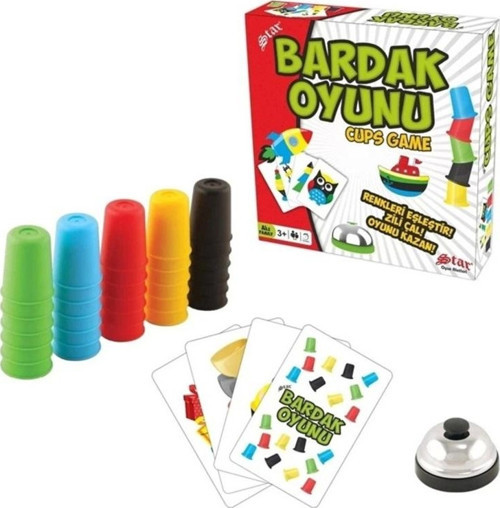 Star Bardak Oyunu Renkleri Eşleştir Zili Çal Oyunu Kazan