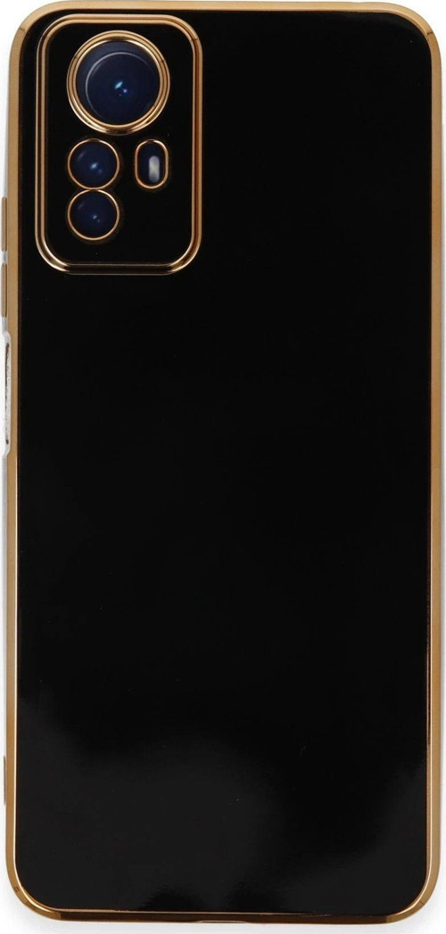 Redmi Note 12S Kılıf Volet Silikon - Siyah-(5796)
