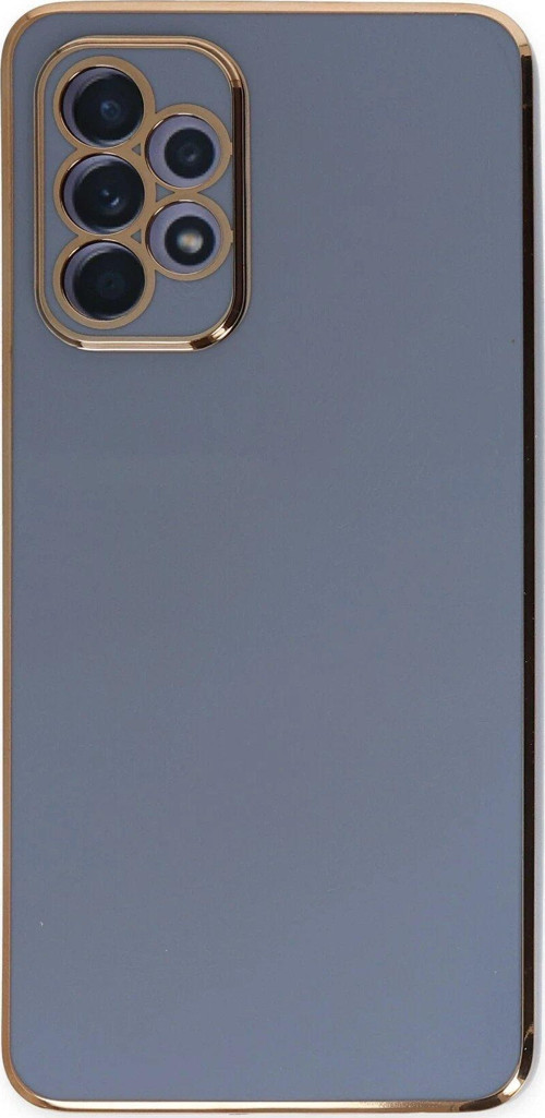 Galaxy A52 Kılıf Volet Silikon - Mavi-(5796)