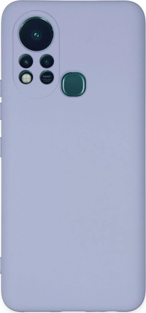 İnfinix Hot 11S Kılıf Nano Içi Kadife Silikon - Lila-(5796)