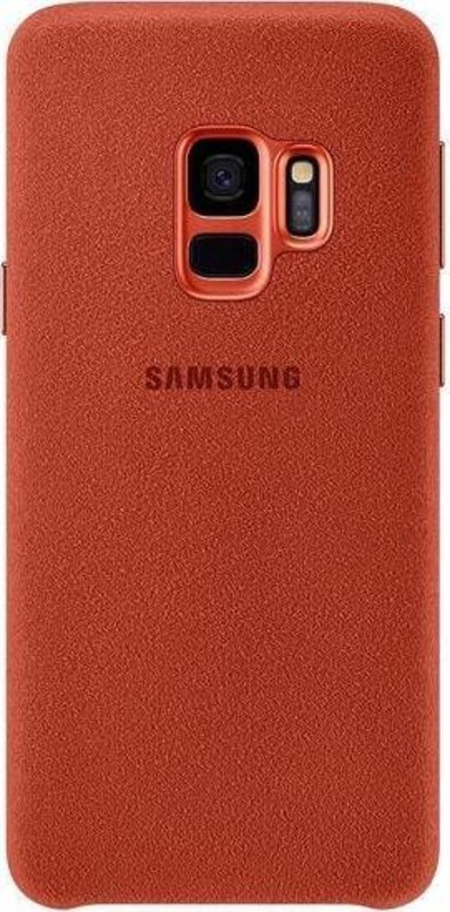 Galaxy S9 ile Uyumlu Alcantara Kılıf Red EF-XG960AREGWW