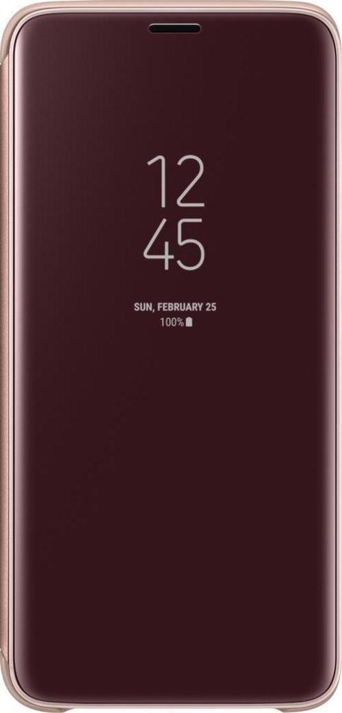 Galaxy S9 ile Uyumlu Clear View KılıfGold EF-ZG960CFEGWW (Out)