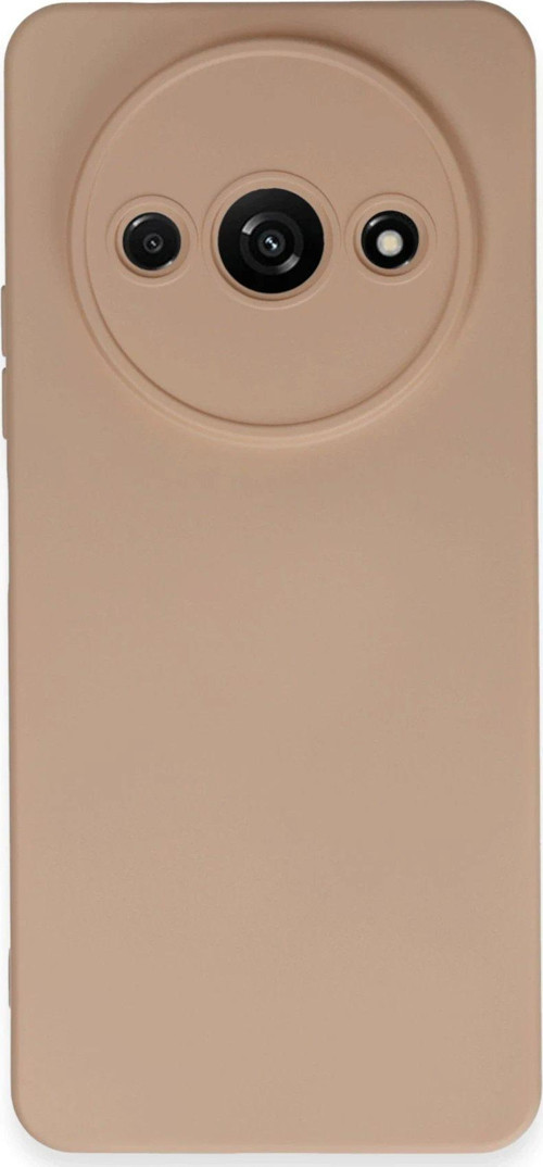 Redmi A3 4G Kılıf Nano Içi Kadife Silikon - Pudra-(5796)