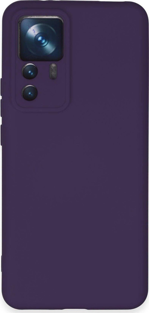 Mi 12T Kılıf Nano Içi Kadife Silikon - Mor-(5796)