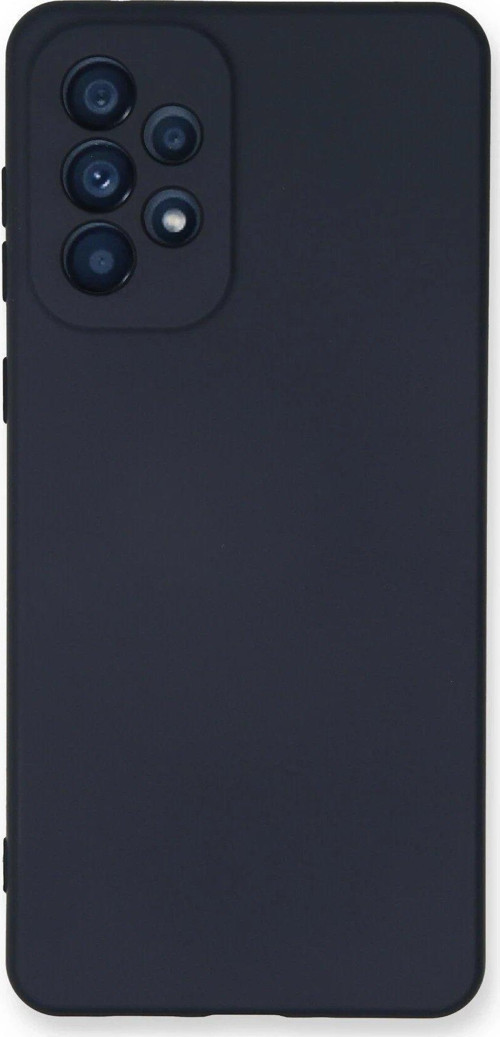 Galaxy A53 5G Kılıf Nano Içi Kadife Silikon - Lacivert-(5796)