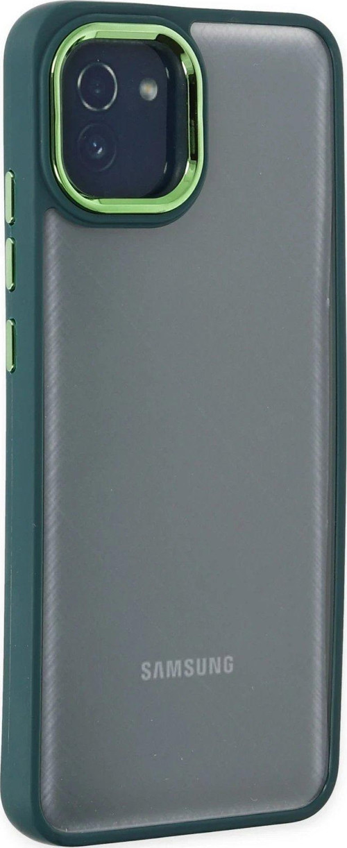 Galaxy A03 Kılıf Dora Kapak - Haki Yeşil-(5796)