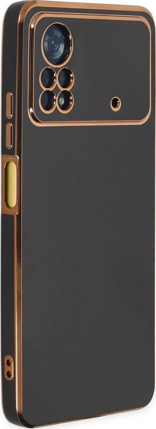 Poco X4 5G Kılıf Volet Silikon - Siyah-(5796)