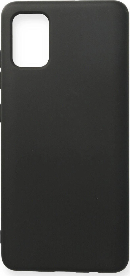 Galaxy A71 Kılıf Nano Içi Kadife Silikon - Siyah-(5796)