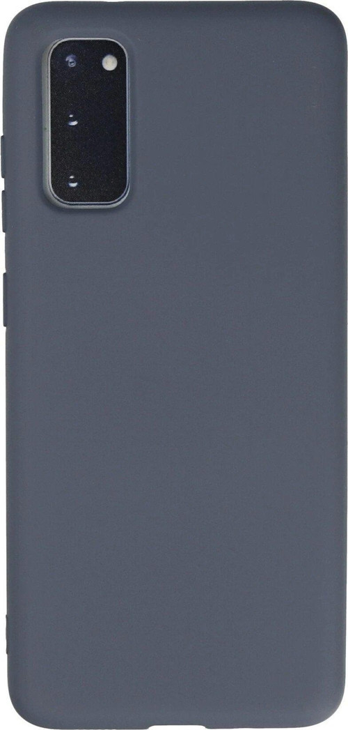 Galaxy S20 Kılıf Nano Içi Kadife Silikon - Gri-(5796)