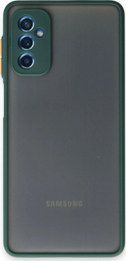 Galaxy M52 5G Kılıf Montreal Silikon Kapak - Yeşil-(5796)
