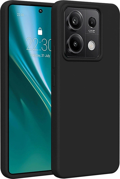 Redmi Note 13 4G Kılıf First Silikon - Siyah-(5796)