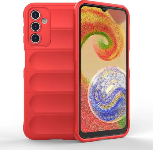 Galaxy A14 4G Kılıf Optimum Silikon - Kırmızı-(5796)