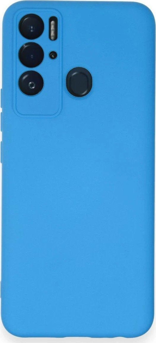Tecno Pova Neo Kılıf Nano Içi Kadife Silikon - Mavi-(5796)