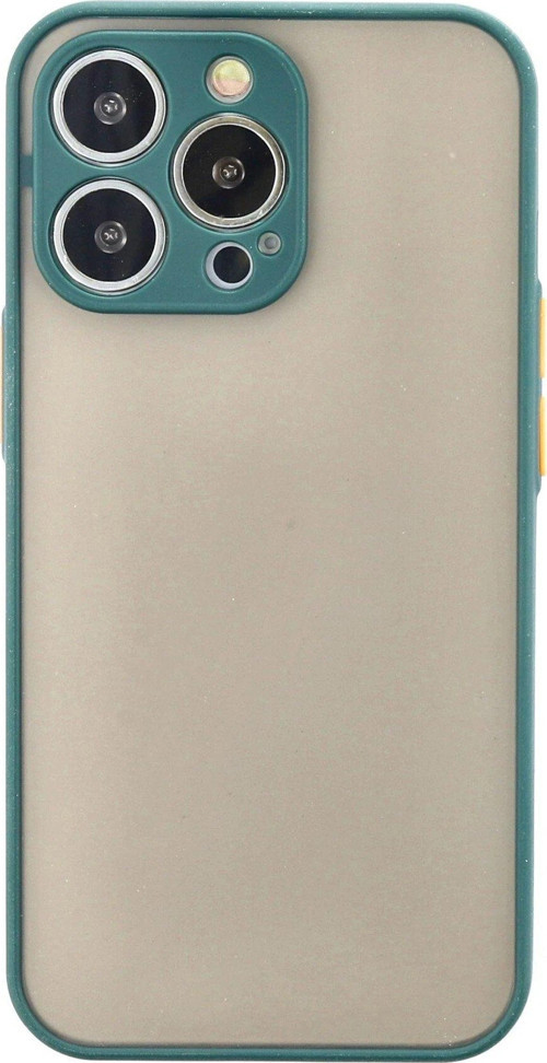 Iphone 14 Kılıf Montreal Silikon Kapak - Yeşil-(5796)