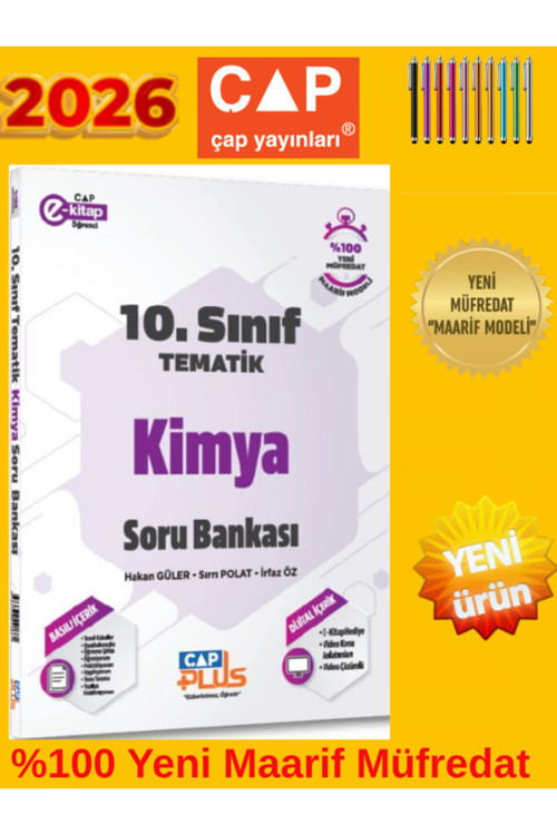 2026 10.Sınıf Tematik Kimya Yeni Maarif Müfredat Soru Bankası