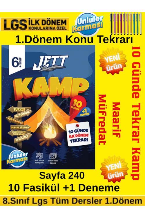 2026 Ünlüler 6.Sınıf İlk %100 Yeni Müfredat Dönem Tüm Dersler Jett Kamp+Android Kalem