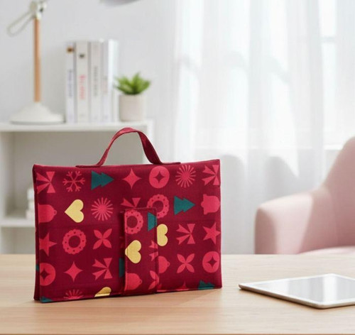 - Gamze 9546 1958 El Yapımı Kitap / Tablet Kılıfı - El Askılı 27x19 cm