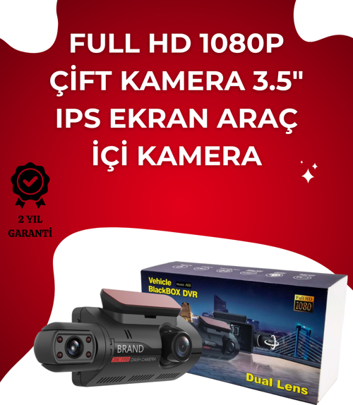 Otomatik Kayıtlı Full Hd Araç Kamerası – Döngüsel Kayıt Ve Hareket Algılama