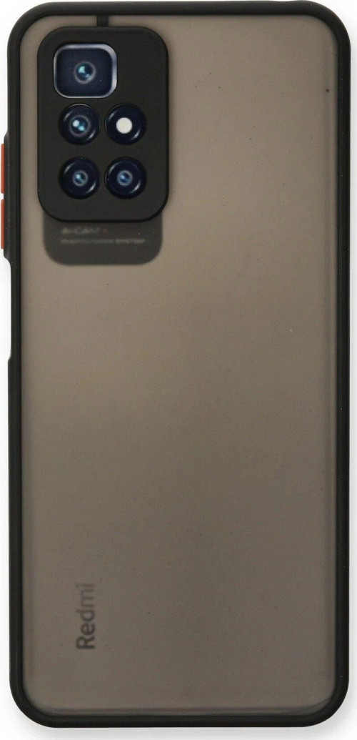 Redmi 10 2022 Kılıf Montreal Silikon Kapak - Siyah-(5796)