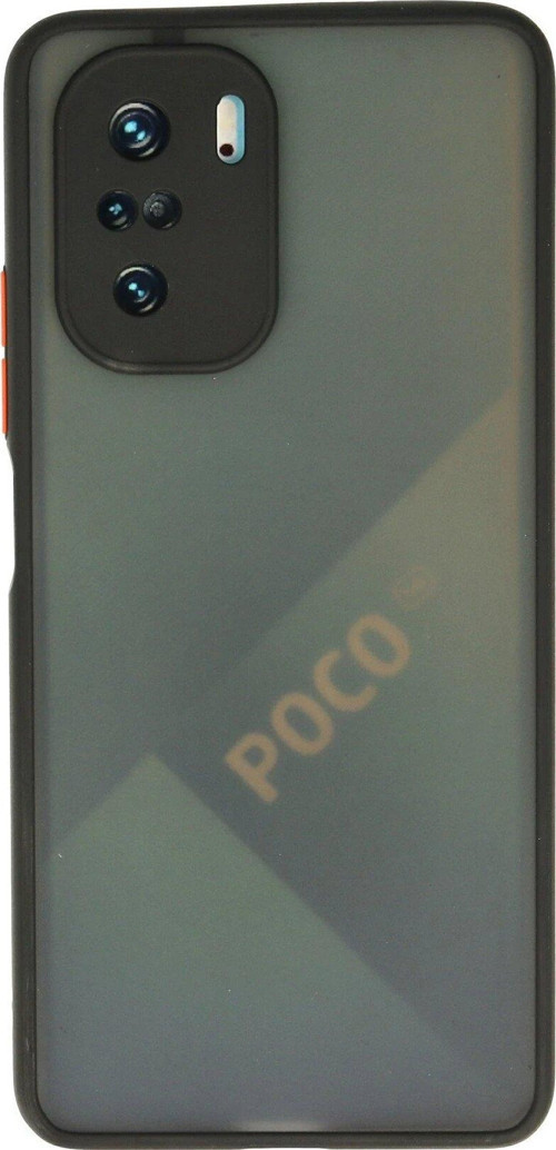 Poco F3 Kılıf Montreal Silikon Kapak - Siyah-(5796)