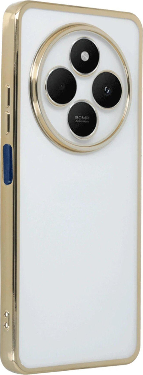Redmi 14C Kılıf Lensli Silikon - Gold-(5796)