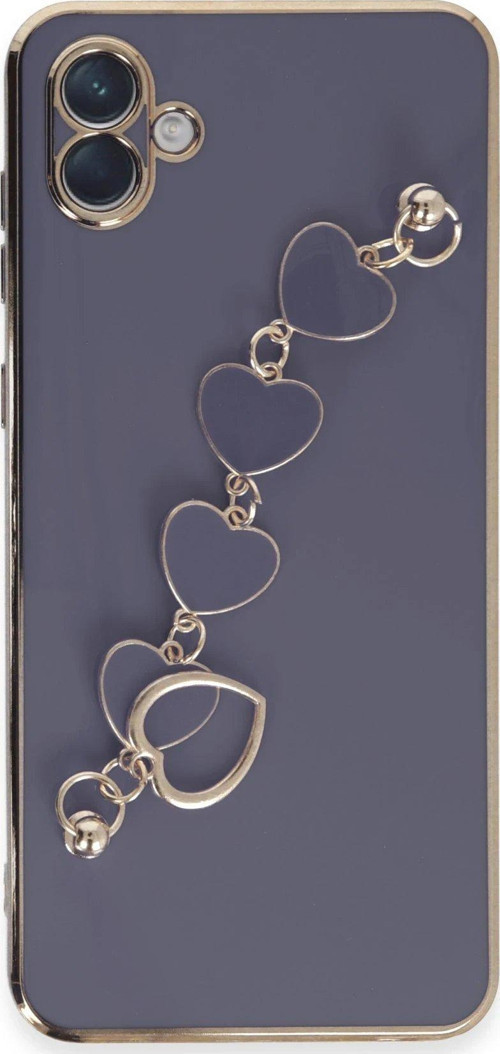 Galaxy A04E Kılıf Esila Silikon - Gri-(5796)