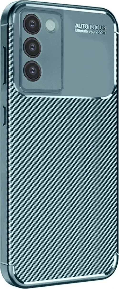 V30 Lite 4G Kılıf Auto Focus Karbon Kapak - Koyu Yeşil-(5796)