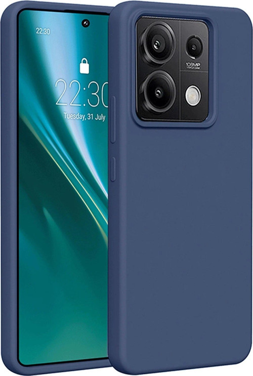 Redmi Note 13 4G Kılıf First Silikon - Lacivert-(5796)
