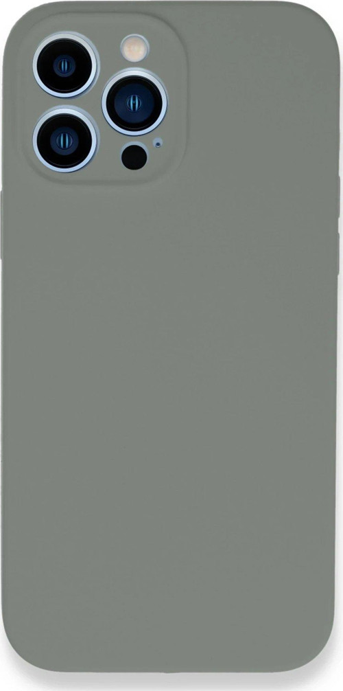Iphone 13 Kılıf Lansman Legant Silikon - Gri-(5796)