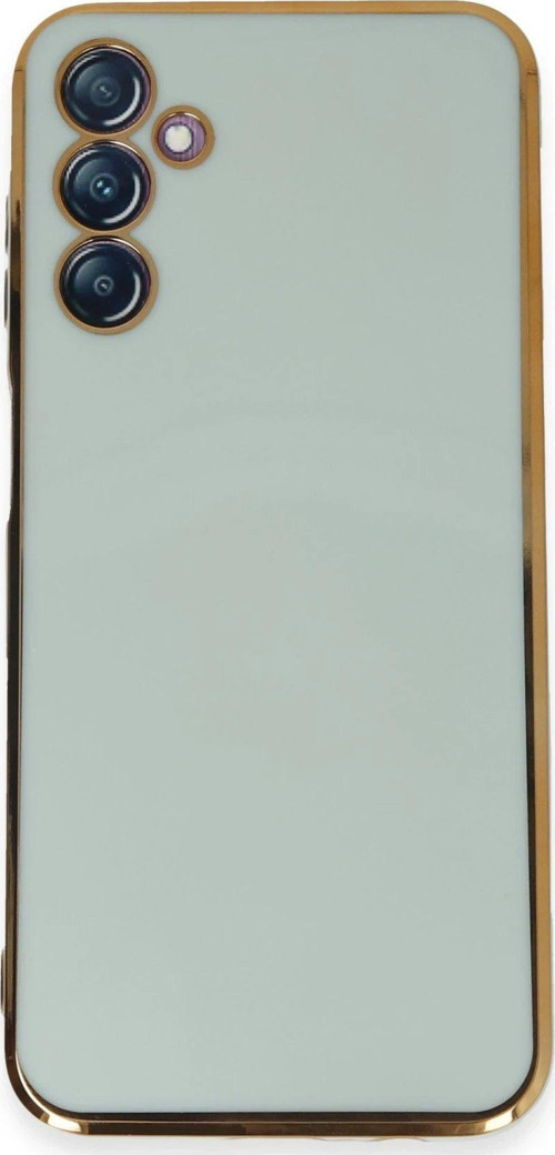 Galaxy M14 5G Kılıf Volet Silikon - Açık Yeşil-(5796)