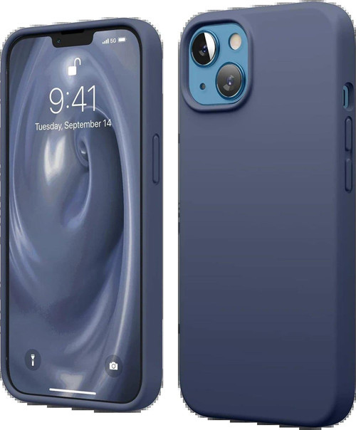 Iphone 14 Kılıf First Silikon - Lacivert-(5796)
