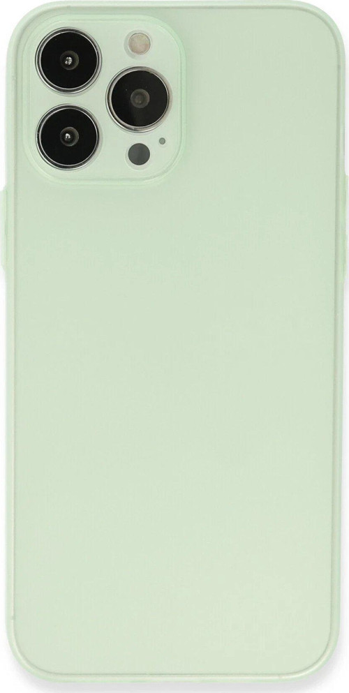 Iphone 13 Kılıf Silikon - Açık Yeşil-(5796)